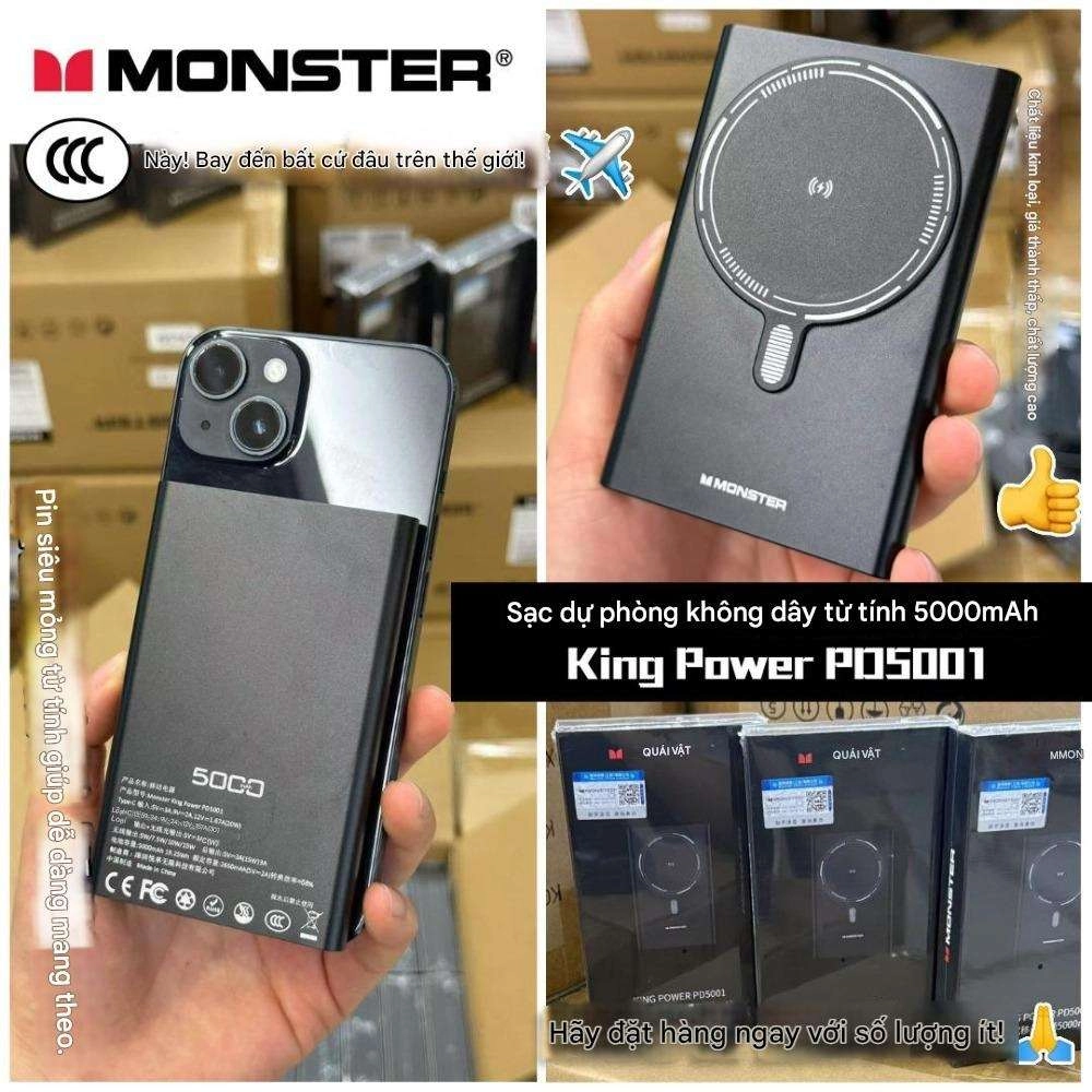 Pin sạc dự phòng Monster King Power PD5001 5000mA